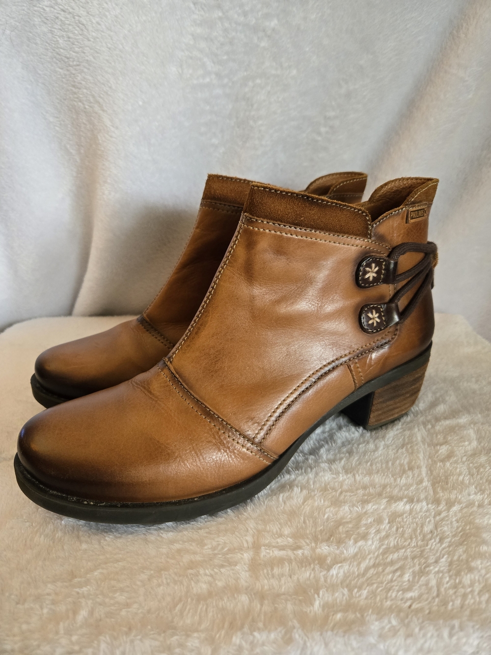 🧨✨️Pikolinos Rich Tan Leather Ankle Boots✨️🧨